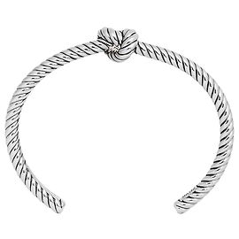 Céline Bracelete Note Code Pattern em latão com acabamento em ródio Prata Prata