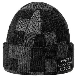 Louis Vuitton Gorro Crush Damoflage Black Damoflage Preto