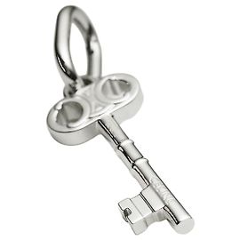 Céline Trionf Key Finitura Rodio Ottone Silver Argento