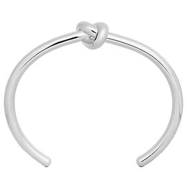 Céline Bracelete Note em latão com acabamento em ródio prateado Prata