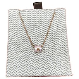 Hermès Collier Mini Pop Rose/Rose Gold Rose