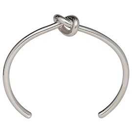 Céline Note Extra Thin Armband Rhodium-Finish Messing Silver Silber