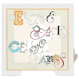 Céline Quadratisches Seidentwill-Tuch Beige/Latte/Multi-Color Braun
