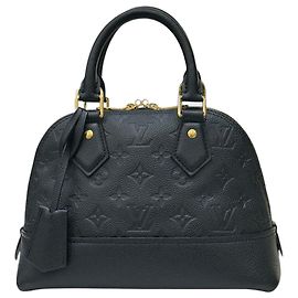Louis Vuitton Alma BB Monogram Empreinte Black Preto