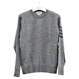 Thom Browne Unused Pullover Merino Wool Knit Brown
