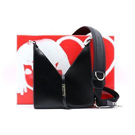 Givenchy Piccola borsa a spalla e borsa a tracolla con ritagli Nero