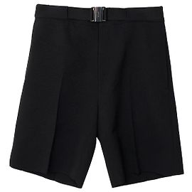 Givenchy Buckle Wool Pants Black Black