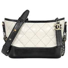 Chanel Bolsa Hobo Gabrielle Small White Collection Branco