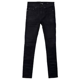 Saint Laurent Vaqueros Skinny Negros Negro