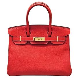 Hermès Birkin Rouge Tomato Doré