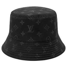 Louis Vuitton Monogram Blast Bucket Hat Black Black