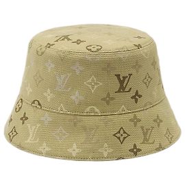 Louis Vuitton Bucket Hat Beige Brown