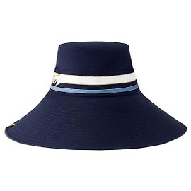 Louis Vuitton Stripe Bucket Hat Navy Blue Blue