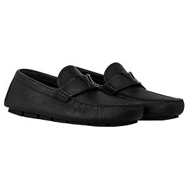 Louis Vuitton Monogram Taiga Black Loafer Schwarz