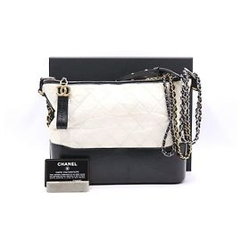 Chanel Bolsa de Ombro Gabrielle Large Hobo Branco