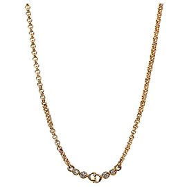 Dior Collana Cubic CD Gold D'oro