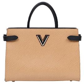 Louis Vuitton Saco Tote Twist Bege Marrom