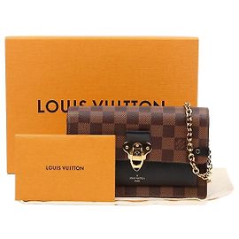 Louis Vuitton Mini sac bandoulière avec chaîne Noir Noir