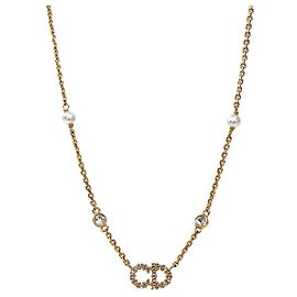 Dior Collier Cubic Claire Rune Gold Doré