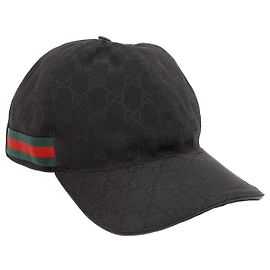 Gucci Web GG Canvas Baseball Cap Black Black