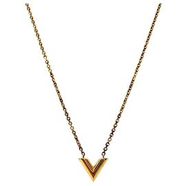 Louis Vuitton Collier Essential Gold Doré