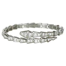 Bulgari Pulseira Serpenti Viper em ouro branco e diamantes Branco