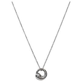 Tiffany & Co Collar Círculo Plata Plata