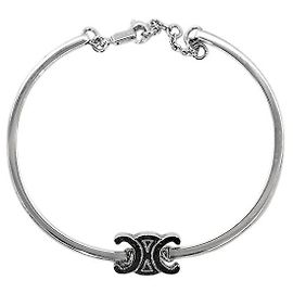 Céline Triomphe Bangle Silver Bracelet Silvery
