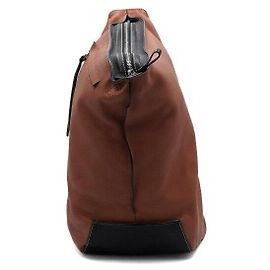 Loewe Brown Leather Sling Backpack for Men Brown