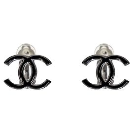 Chanel Orecchini CC neri Nero
