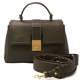 Bottega Veneta Petit sac cabas Piazza en Khaki Marron