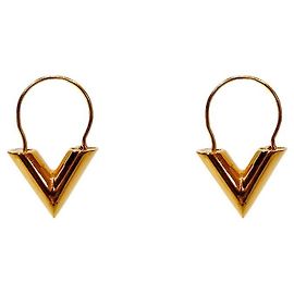 Louis Vuitton Orecchini Essentials Gold D'oro