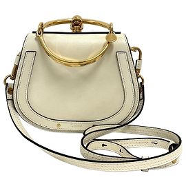 Chloé Nile Small Tote Shoulder Bag Brown