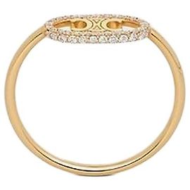 Céline Anillo Mythical Triomphe Oro Amarillo Diamante Oro Amarillo Blanco Blanco