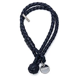 Bottega Veneta Intrecciato Nappa Bracelet Blue