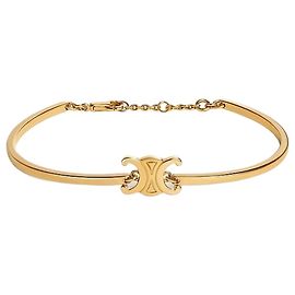 Céline Bracelet articulé Triomphe en laiton finition or Doré