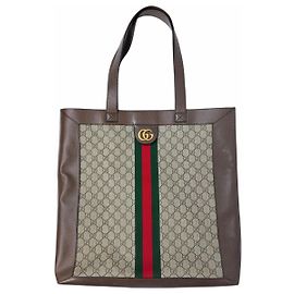 Gucci Sac cabas Ophidia Large Marron