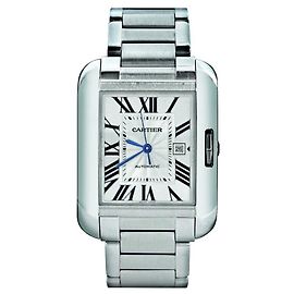 Cartier Relógio Tank Anglaise Automatic Azul