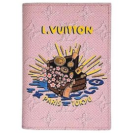 Louis Vuitton Unused Passport Pocket Cover Organizer Pink Pink