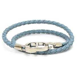 Dior Bracciale da uomo CD Icon Braid Double Small Size Blu