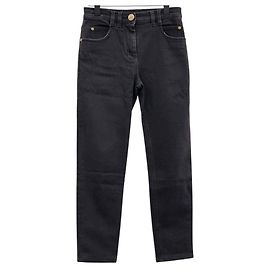 Balmain Black Denim Pants Black