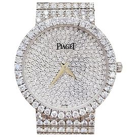 Piaget Reloj Tradition para mujer Full Pavé Blanco