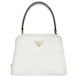 Prada Saffiano Martine Small White Blanc