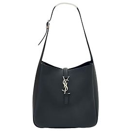 Saint Laurent Small Grained Rare Black Shoulder Bag Black