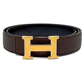 Hermès Cinto reversível Marrom
