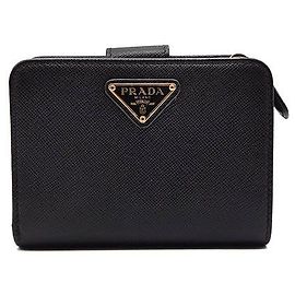 Prada Saffiano Wallet Black