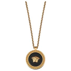 Versace Collana Medusa Black Gold Multicolore