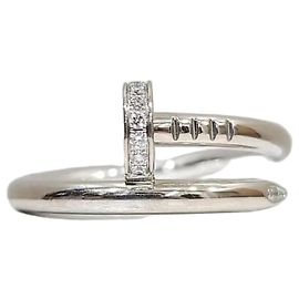 Cartier Bague Diamond Juste un Clou Classic Size Or Blanc Blanc