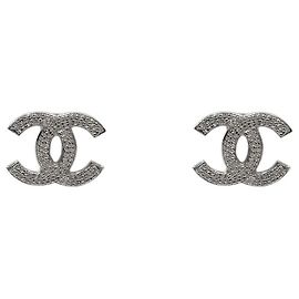 Chanel Orecchini CC argentati Argento