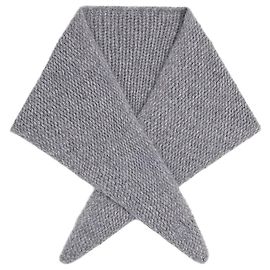 Céline Bandana in Cashmere e Seta Grigio Chiaro Marrone